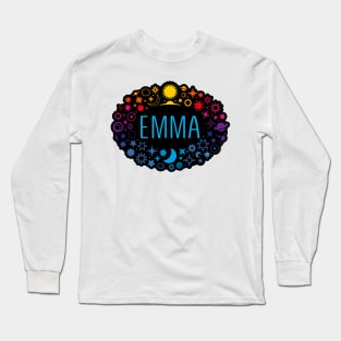 Emma name with stars Long Sleeve T-Shirt